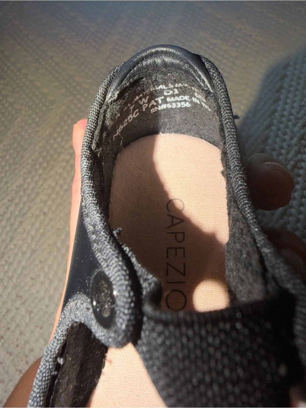 Capezio Black Patent Tap Shoes for Kids